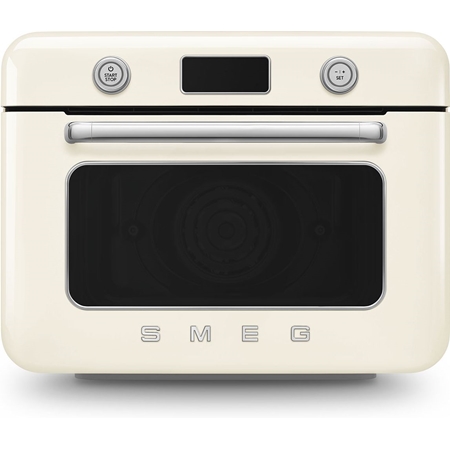 SMEG COF01CREU Vrijstaande Combi Stoomoven 50's Style - Glanzend Crème