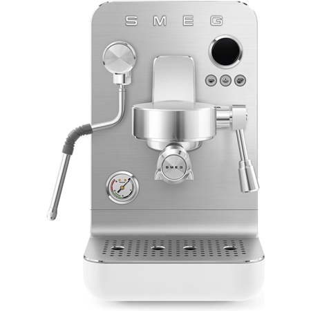 SMEG EMC02WHMEU Collezione Minipro Handmatige espressomachine - Wit 