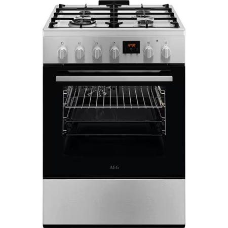 EP AEG CKB64415BM Elektrisch Fornuis met Gaskookplaat en Oven aanbieding