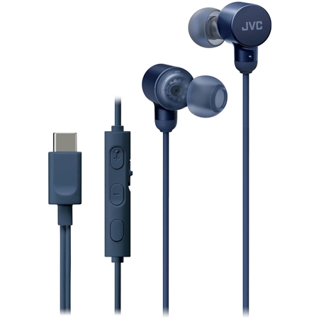 JVC HA-FR29UC bedrade in-ear oordopjes - Blauw