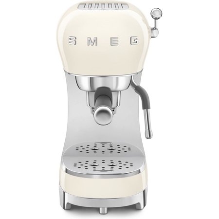 SMEG ECF02CREU Handmatige Espressomachine 50's Style – Creme
