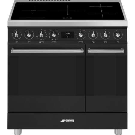 SMEG C92IMMB2 Classici Esthetisch Fornuis met InductieKookplaat - 90 x 60 cm