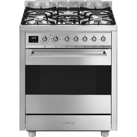 SMEG C7GMXNLK9 Classici Esthetisch Fornuis met Gaskookplaat - 70 x 60 cm