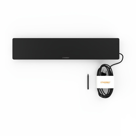 ETHERMA 46377 Infrarood Werkplekverwarming - Op Bureau - Set - Zwart - LAVA-DESK-TOP-50-B