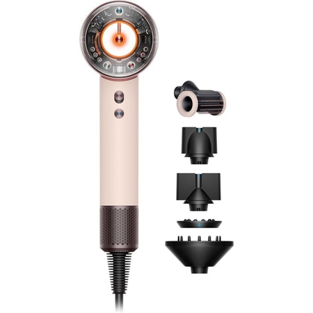 EP Dyson Supersonic Nural Straight & Wavy Föhn - Haardroger - Ceramic Pink / Rose Gold aanbieding