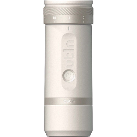 OutIn Fino Draagbare Elektrische Koffiemolen - Sandstone White