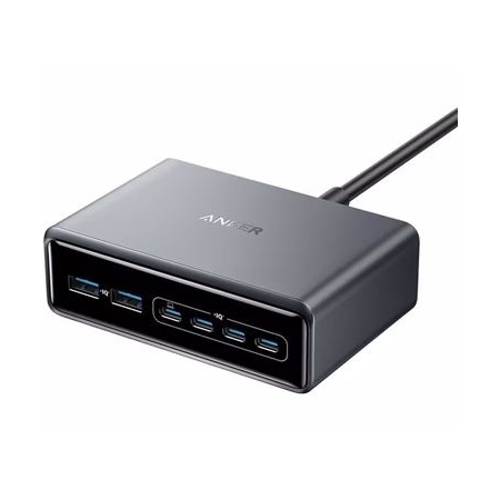 Anker Prime Wall Charger 200w, 4C/2A  Zilver