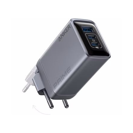 Anker Prime Wall Charger 100W, 2C/1A Antraciet