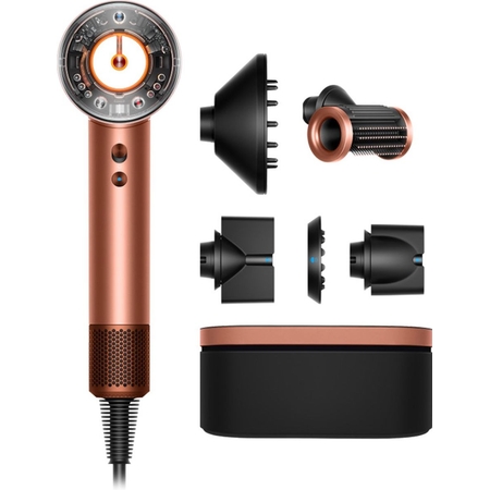 Dyson Supersonic Nural Straight & Wavy Amber Silk / Pink Champagne