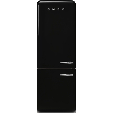 SMEG FAB38LBL6 Koel-vriescombinatie 50's Style - Zwart