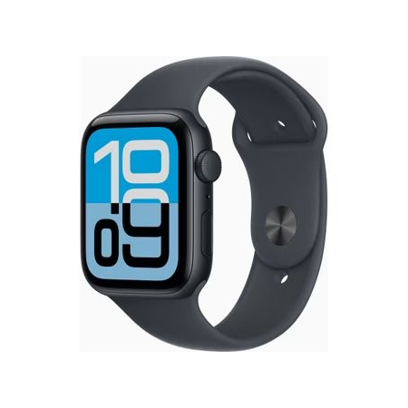 Apple Watch SE 3 44mm GPS Sportband M/L Zwart