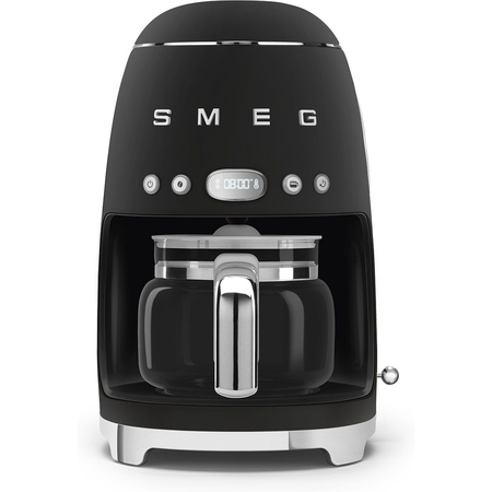 SMEG DCF02BLMEU 50's Style Koffiemachine - Filterkoffie - Mat Zwart