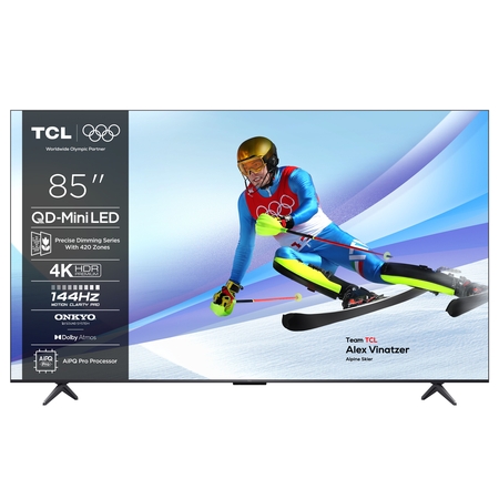 TCL 85MQLED75K zwart