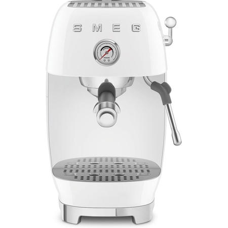 SMEG ECF03WHEU 50's Style Handmatige Espressomachine - Wit 