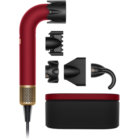 Dyson Supersonic r Föhn Straight & Wavy - Red Velvet Goud 