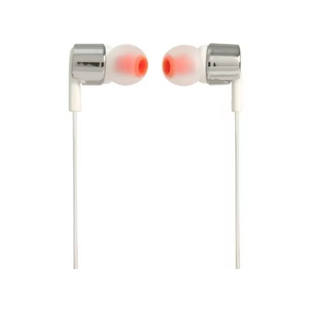 JBL T210 In‑Ear Oordopjes Zilver