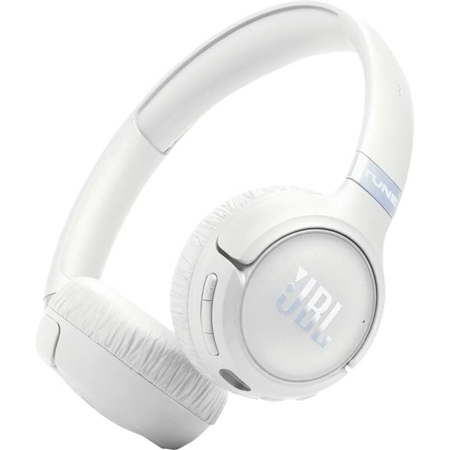 JBL Tune 680NC Wit Draadloze On‑Ear Koptelefoon met Adaptive Noise Cancelling