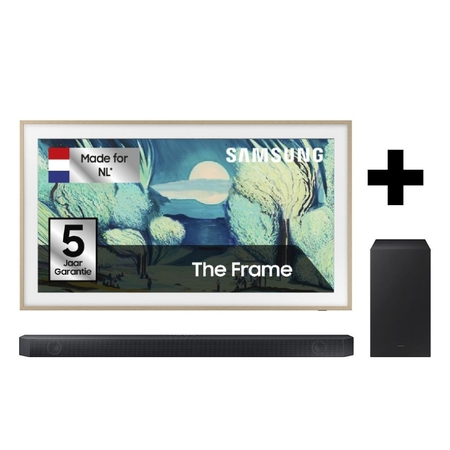 EP:Bundel Samsung F‑QE55LS03F The Frame + HW‑Q600F Soundbar 