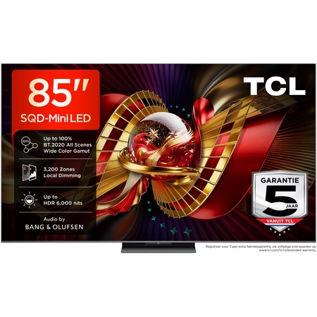 TCL 85C89L SQD Mini‑LED 4K Google TV (2026)