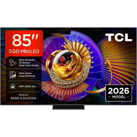 TCL 85MSQLED85L Mini LED 4K TV met 144Hz
