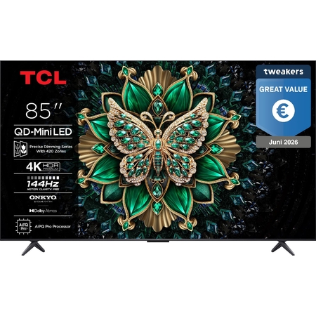 TCL 85MQLED75K zwart