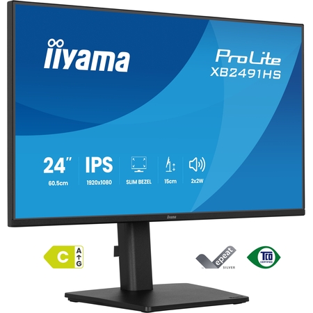 iiyama ProLite XB2491HS-B1 24 inch Full HD IPS Monitor