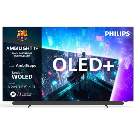 Philips 65OLED911 4k OLED+ Ambilight TV 65 inch (2026) - geluid van Bowers & Wilkins