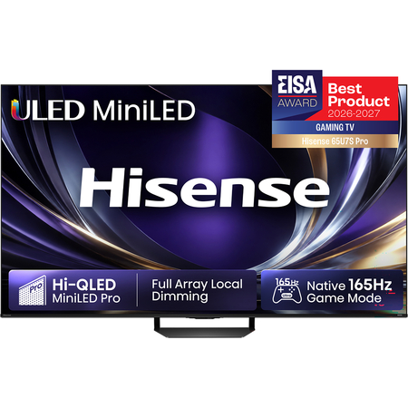 Hisense 65U79S PRO Hi-QLED MiniLED Pro 4K 165Hz Smart TV (2026)