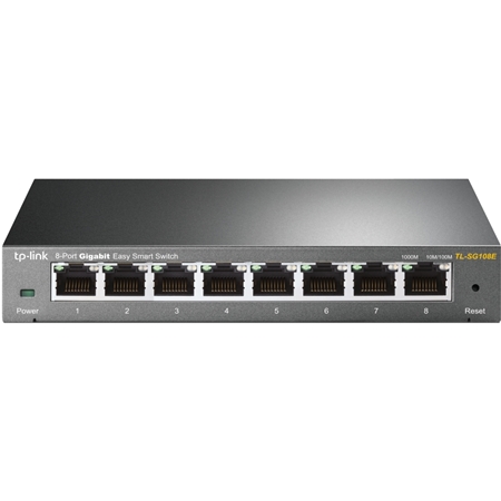 TP-LINK TL-SG108E Gigabit 8 poorts switch Smart Managed