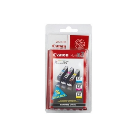 Canon CLI-521 Multipack C/M/Y-kleureninktcartridge
