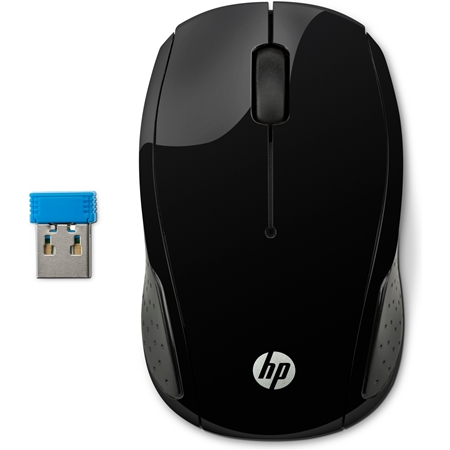 HP 200 Draadloze muis zwart