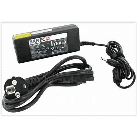 Yanec Laptop AC Adapter 90W voor Asus, Medion, Packberd Bell, Tos zwart