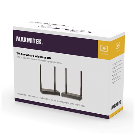 Marmitek TV Anywhere Wireless HD HDMI extender 