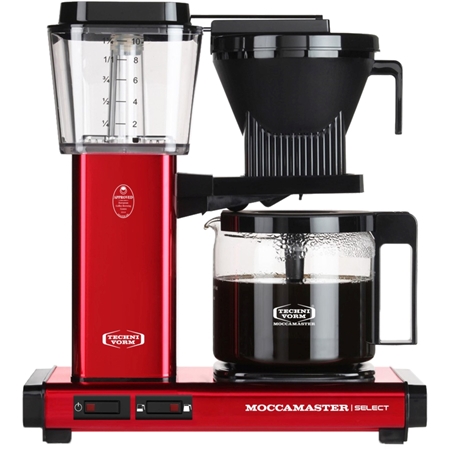 Moccamaster KBG Select Red Metallic koffiezetapparaat