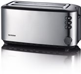 Severin AT 2509 Broodrooster - Long-slot - 4 Sneden - RVS 2