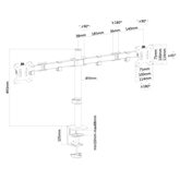 Neomounts by Newstar FPMA-D550D monitorarm 2