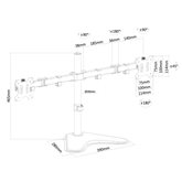 Neomounts by Newstar FPMA-D550DD monitorarm 3