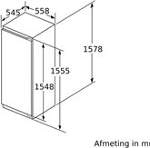 Siemens KI72LADE0 inbouw 1-deurskoelkast 2