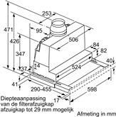 Siemens LI67SA531 iQ300 vlakscherm afzuigkap 3