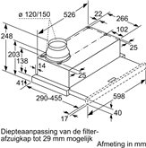 Bosch DFL064A52 Serie 4 vlakscherm afzuigkap 7