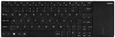 Rapoo E2710 Wireless Multimedia Touchpad Keyboard zwart 1