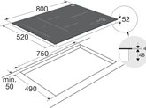 ETNA KIF880DS inductie kookplaat 2