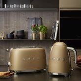 SMEG TSF01CHMEU 50's Style Broodrooster - Champagne 10