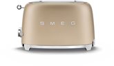 SMEG TSF01CHMEU 50's Style Broodrooster - Champagne 3