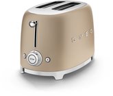 SMEG TSF01CHMEU 50's Style Broodrooster - Champagne 4