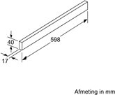 Siemens LZ46551 Griffleiste RVS 2