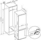 Inventum IKV1786D Inbouw Koel-vriescombinatie 2