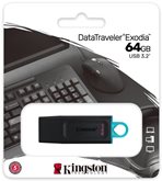 Kingston DataTraveler Exodia 64GB usb stick zwart 3