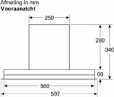 Bosch DBB67AM60 Serie 6 geintegreerde afzuigkap 2