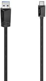 Hama USB-C - USB-A kabel 0,75m 1